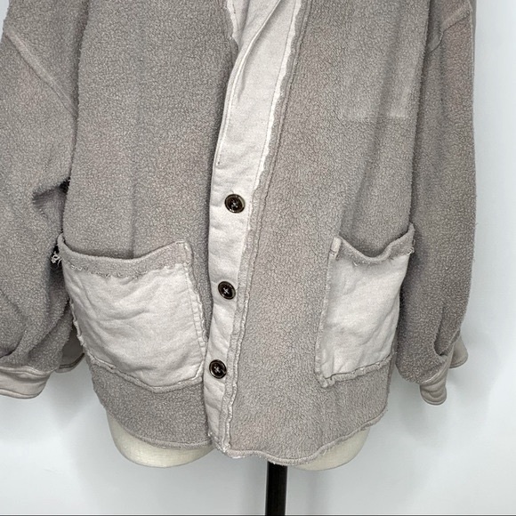 FREE PEOPLE JORDAN WOMEN’S JACKET Shacket cardigan revolve size Medium - Picture 5 of 14